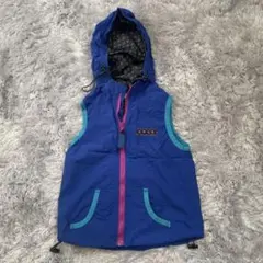 GLOBAL WORK フード付きダウンベスト Lサイズ キッズ服