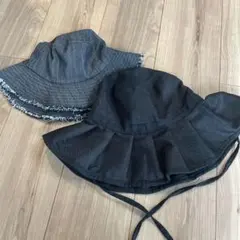 バケットハット 2色セット フリーサイズのサムネイル