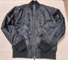 GU ブラック MA-1 フライトジャケット