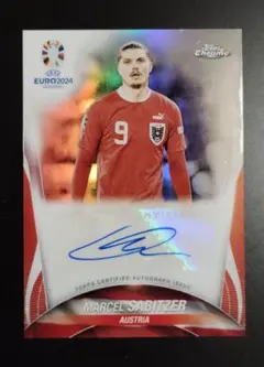 topps chrome ザビッツァー 直筆サイン auto EURO2024