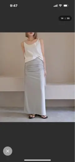 MUSEドゥーズィエムクラス SWING RIB スカート フリー 白 春夏 MUSEドゥーズィエムクラス SWING RIB スカート フリー 白 春夏 - メルカリ