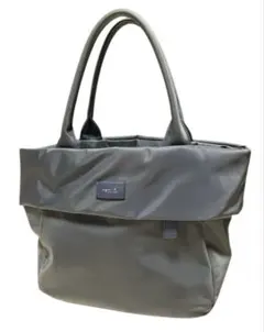 【美品】アニエスベー　ボヤージュ　ナイロン　トートバッグ　ネイビー