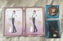 チェンソーマン まねきねこ コラボ マキマ 缶バッジ ポストカード クリアカード