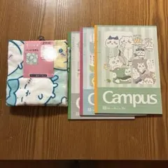ちいかわ　ハンドタオル2枚 ちいかわ　ノート3冊