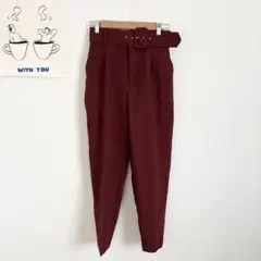 ZARA ザラ　ワイドパンツ　ハイウエスト　スタイルアップ◎ キレイめカジュアル