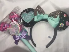 ディズニー　パルパルーザ　ヴァネロペ　カチューシャ＆スティックセット