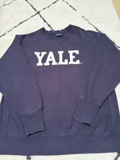 Yale XL ネイビー カレッジスウェット