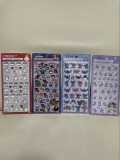 c*＊様 ボンボンドロップシール Disney 4枚セット　国内正規品　初期普通
