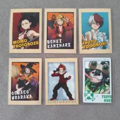 僕のヒーローアカデミア 思い出コレクション トレーディングカード 6枚セット