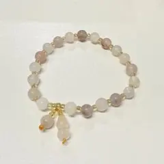 天然石 水晶 デザインブレスレット