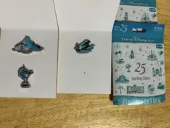 ディズニーシー 25周年 スパークリング ジュビリー　 ピンバッジ　3個セット