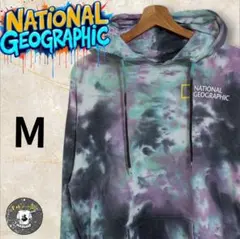 パ*！様 アメリカ古着NATIONAL GEOGRAPHIC タイダイパーカー