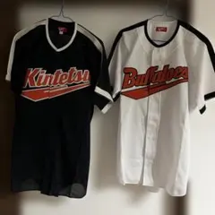大阪近鉄バファローズ レプリカユニフォーム 2枚セットホーム　ビジター　Lサイズのサムネイル