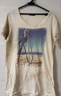 Goa 00s feather accessory grunge tee - メルカリ