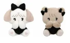 mikko characters BLACK RIBBON BIGぬいぐるみ