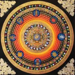 仏画 憤怒尊 額装品 刺繍タンカ60x80サイズ 高級製品 - メルカリ