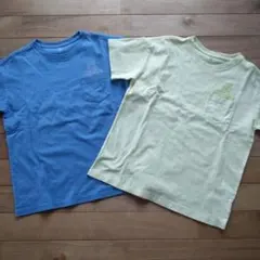 Gapkidsポケット付きTシャツ 青 黄 2枚セット