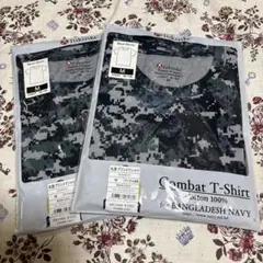 迷彩柄　コットン100%Tシャツ2枚