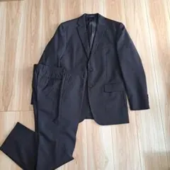 美品　COMME CA ISM　コムサイズム　ビジネススーツ　ストライプ　S