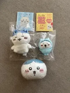 ハチワレ　おきがえパジャママスコット　お座りぬいぐるみ2　カプキャラ　ガチャ