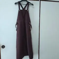 ブラウン サロペット