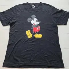 UNIQLO UT Disney ミッキーマウス Tシャツ 黒 L
