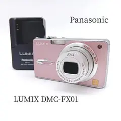 ⭐︎【美品】Panasonic DMC-FX01 PINK☆ Panasonic Digital Camera Pink DMC-FX01-P 6-MP Japanese menu