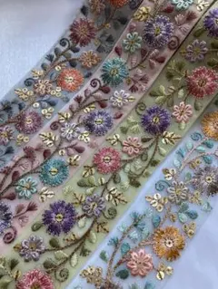 インド刺繍リボン 和洋裁材料