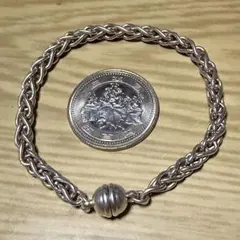 シャンテクレール　950シルバーのブレスレット ITALY マグネット式　美品 シャンテクレール 950シルバーのブレスレット ITALY マグネット式 美品