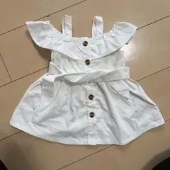 SHEIN ベビー ワンピース白のサムネイル
