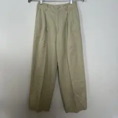 AURALEE ワイドパンツ ベージュ　サイズ0 タックチノパン　オーラリー