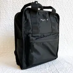美品✨ アニエスベー バックパック VAT01-04 リュック 軽量 ボックス型