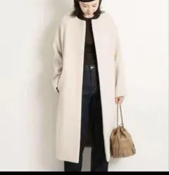 2025年最新】iena ノーカラーコート ラムウールの人気アイテム
