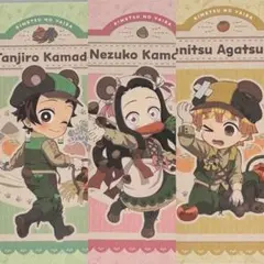【鬼滅の刃】　竈門炭治郎　竈門禰豆子　我妻善逸　ポストカード　実りの秋まつり