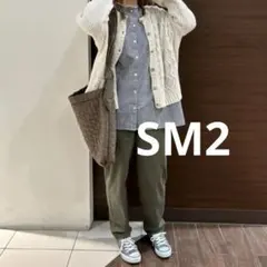 SM2 花キルトショルダー ブラウン