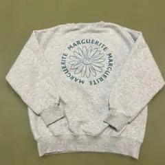 devirock 花柄プリント トレーナー グレー