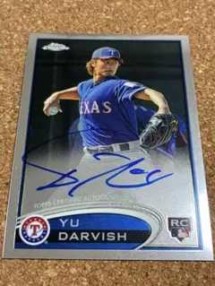 topps chrome ダルビッシュRC 直書きサインカード