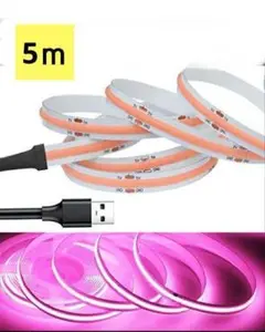 新品未開封！テープライト ピンクライト 5ｍ USB-A