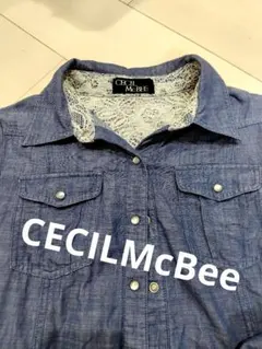 CECILMcBee♡アウター♡春秋♡上着♡レース♡デニム生地♡