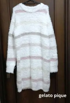 gelato pique ジェラピケ ボーダー ワンピース ルームウェア
