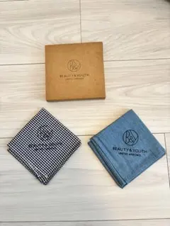 BEAUTY&YOUTH ハンカチ 2枚セット　新品、未使用
