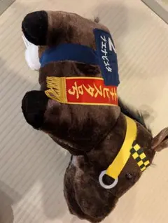 アーモンドアイ アイドルホースぬいぐるみ ルメール直筆サイン入り M