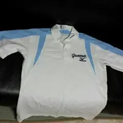 ミズノロゴ入りポロシャツgunma刺繍入り