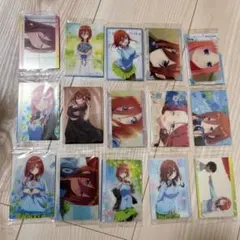 五等分の花嫁　ウエハース　中野三玖 15枚セット