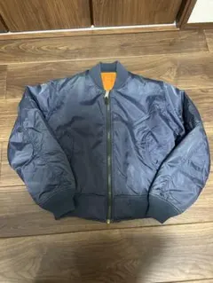 MA-1 フライトジャケット 80s~90s IDE￼ALジッパー ネイビー M