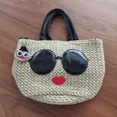 アジョリー手提げバッグチャーム付き