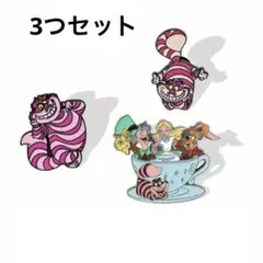 【新品未使用】ディズニー 不思議の国のアリス チェシャ猫 ピンズ ピンバッジ