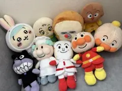 ぬいぐるみ　アンパンマン　パンどろぼう　ちいかわ　まとめ売り　セット