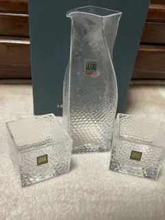 【新品未使用‼️】HOYA 冷酒セット 徳利 カラフェ おちょこ2個セット