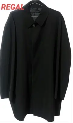 未使用タグ付☆リーガル ステンカラーコート ゴム引きコート ライナー LL 紺 取り外しライナー付き ダウンライナー ステンカラーコート JUNKO